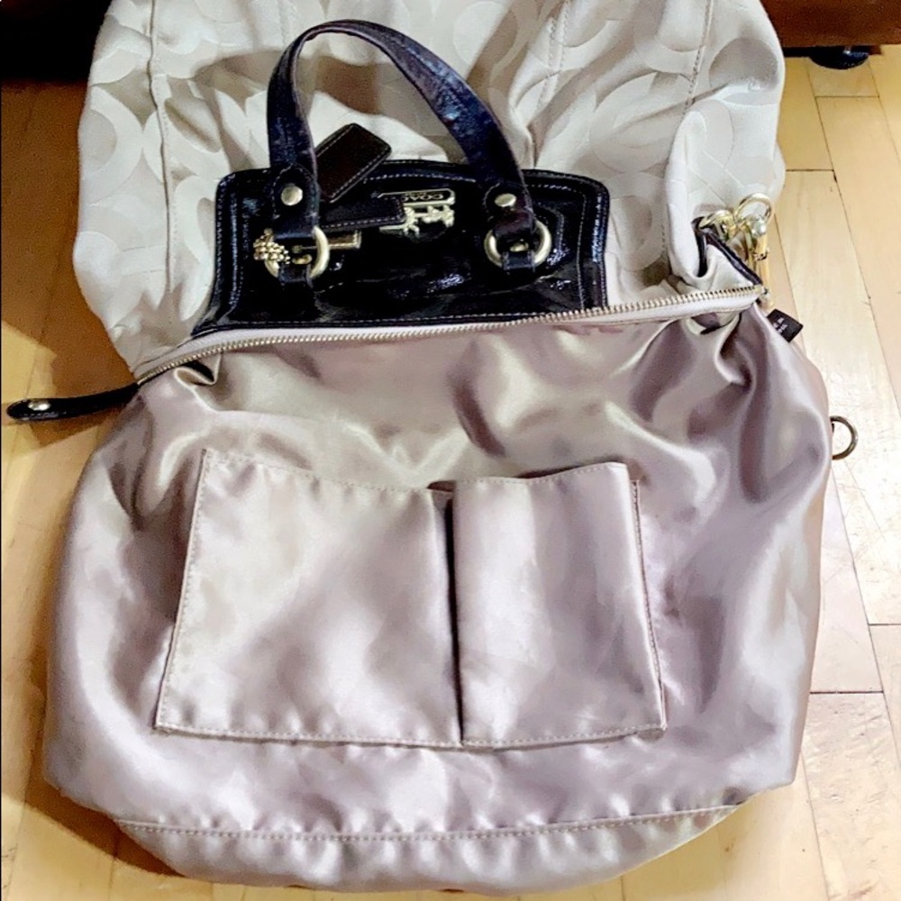 Authentic Coach Madison Audrey Op Art Sateen 14294 - Picture 10 of 16